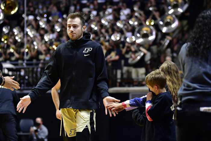 Sasha Stefanovic warmups 